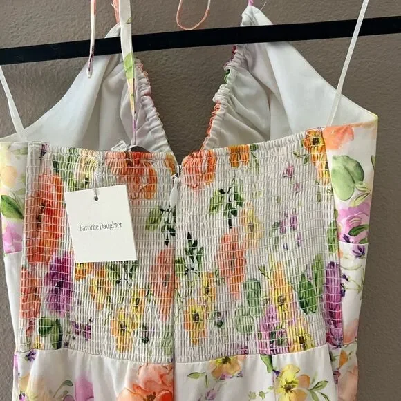 NWT Favorite Daughter Halting Traffic Dress in Oahu Watercolor - Picture 10 of 15